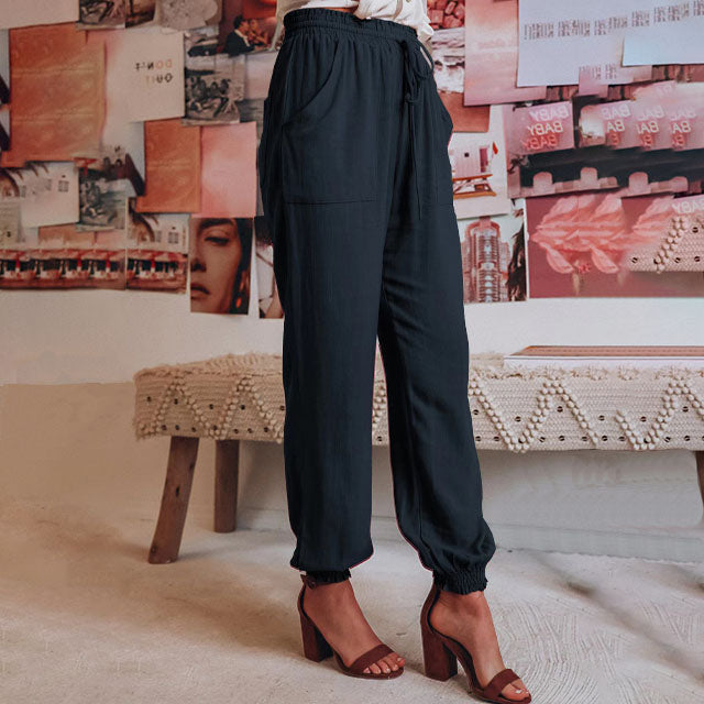 Kaeli | Pantalones de chándal elegantes con cordón
