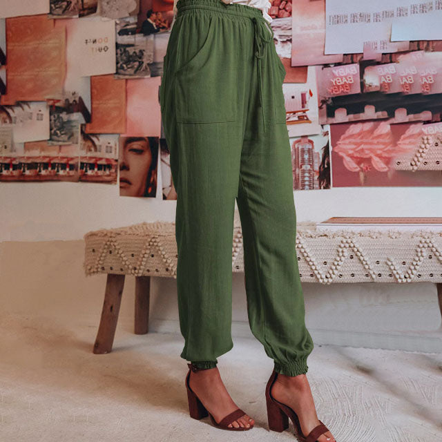 Kaeli | Pantalones de chándal elegantes con cordón