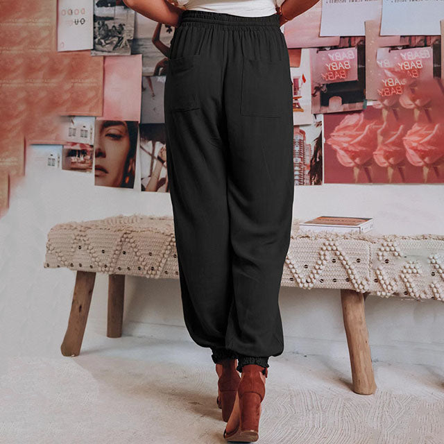Kaeli | Pantalones de chándal elegantes con cordón