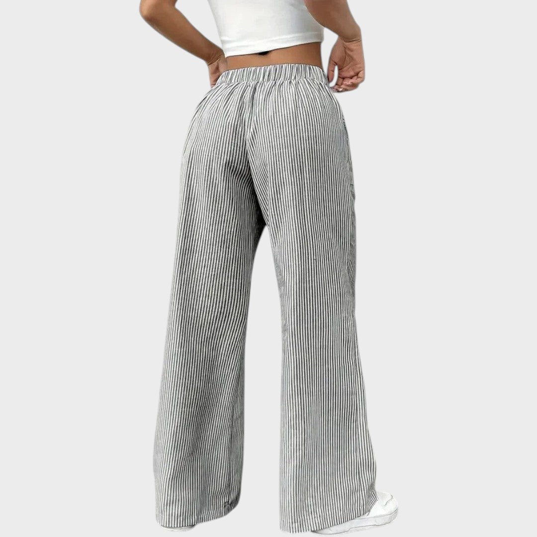 Andrea | Pantalón Ancho con Cordón Ajustable