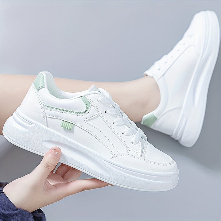 Elke | Zapatillas blancas elegantes con comodidad ligera