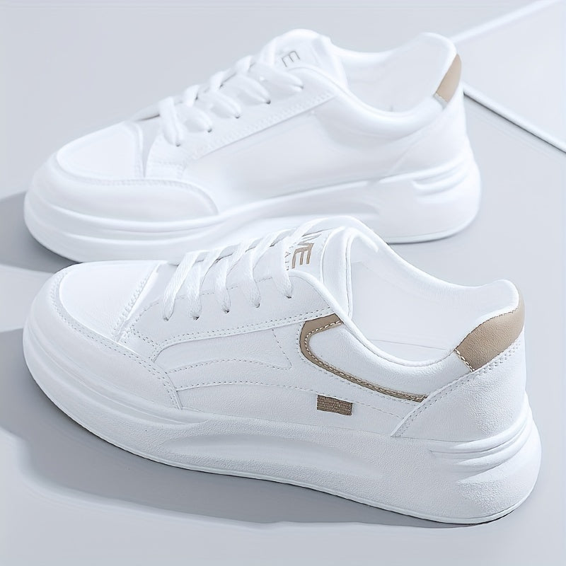 Elke | Zapatillas blancas elegantes con comodidad ligera