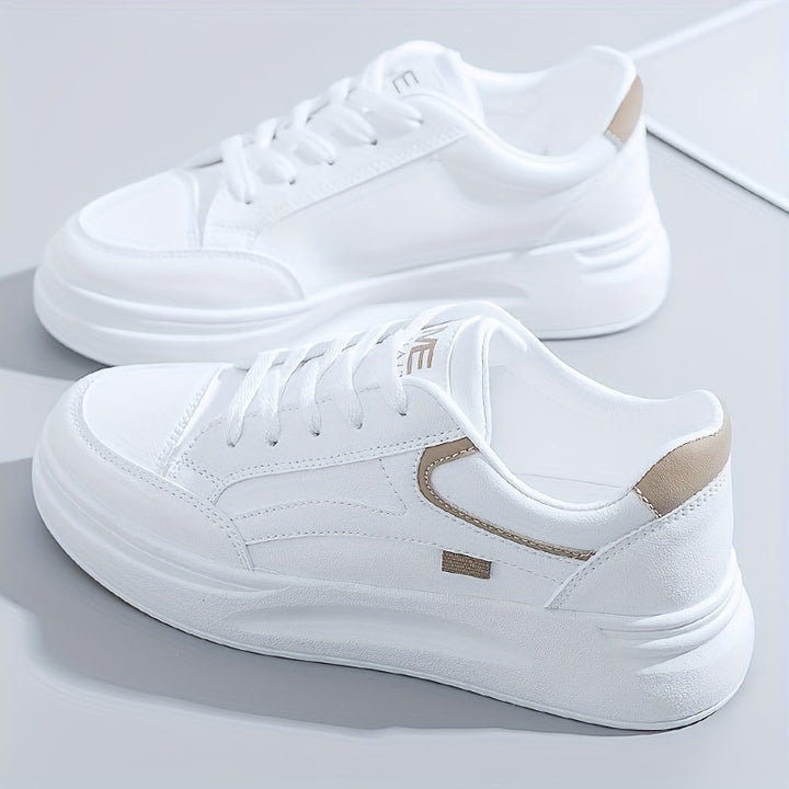 Elke | Zapatillas blancas elegantes con comodidad ligera