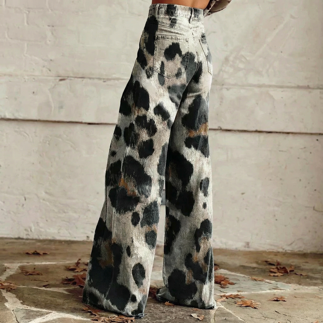 Leona | Pantalones Vintage Boho de Ajuste Fácil