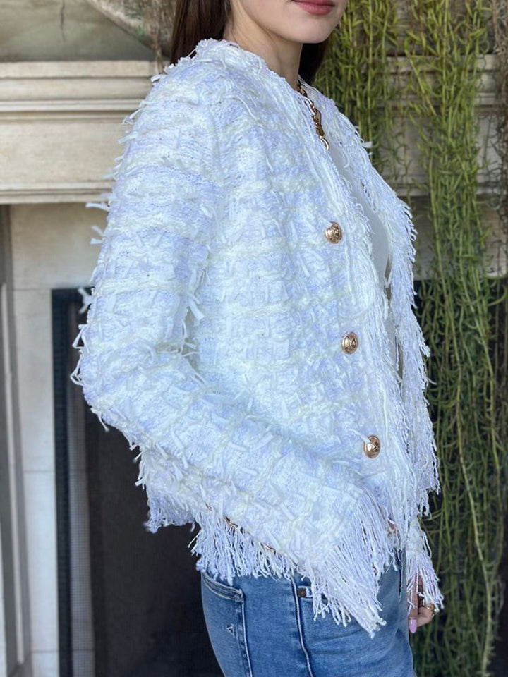 Gabriella | Chaqueta Elegante con Flecos, Nueva Tendencia para un Estilo Refinado y Comodidad Diaria