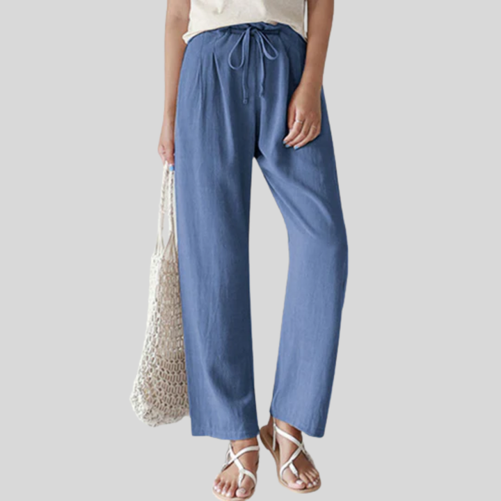 Vara | Pantalones de Relax con Cordón