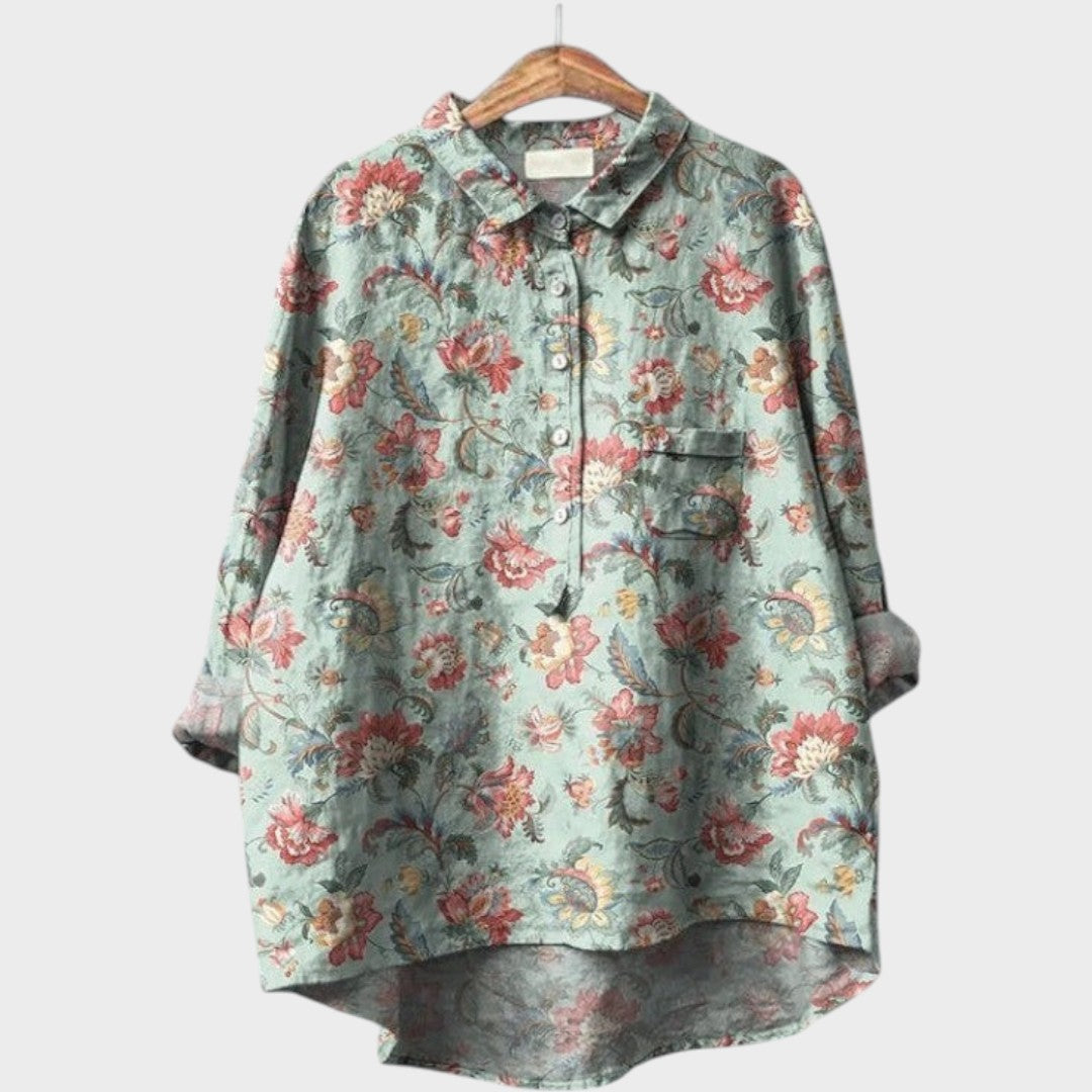 Zaira | Blusa Oversize con Botones