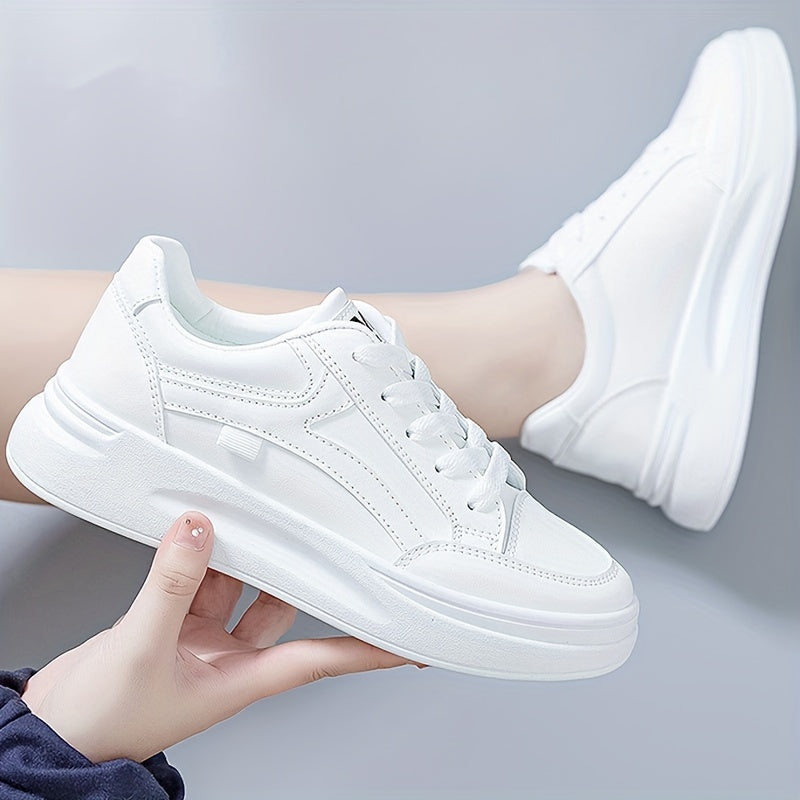 Elke | Zapatillas blancas elegantes con comodidad ligera