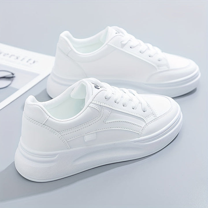 Elke | Zapatillas blancas elegantes con comodidad ligera