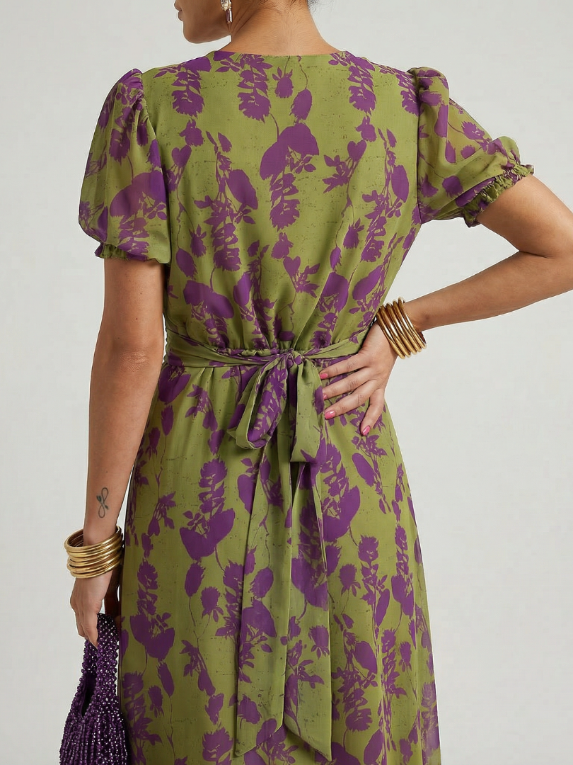 Celina | Vestido Midi Floral Relajado