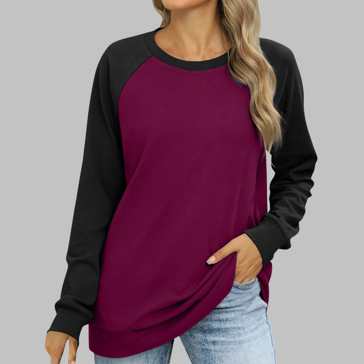 Lhantel | Sudadera Casual de Cuello Redondo y Manga Larga