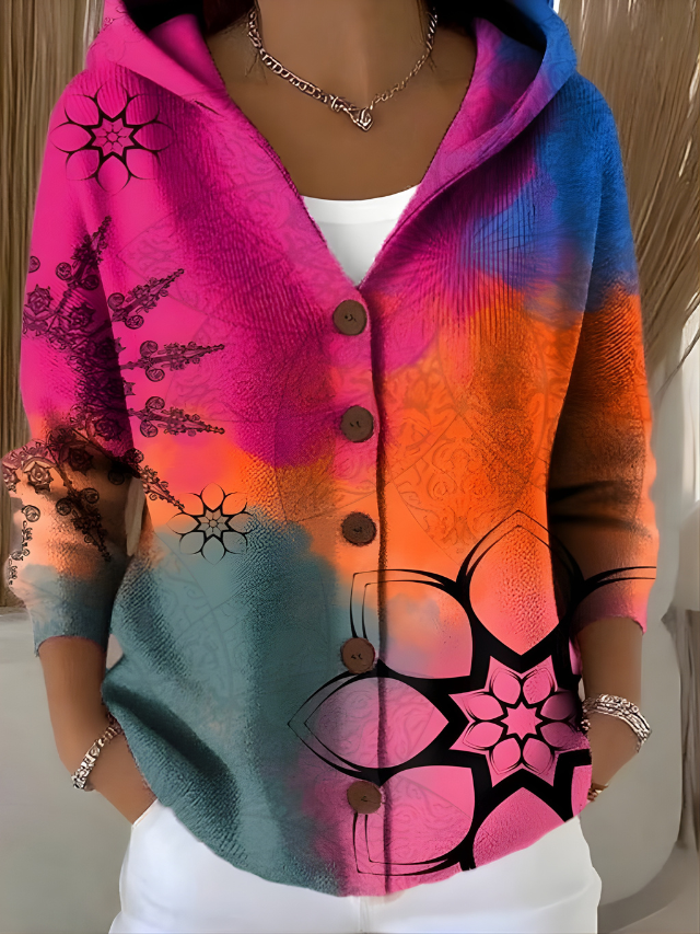 Gillian | Cárdigan Largo Artístico Cálido