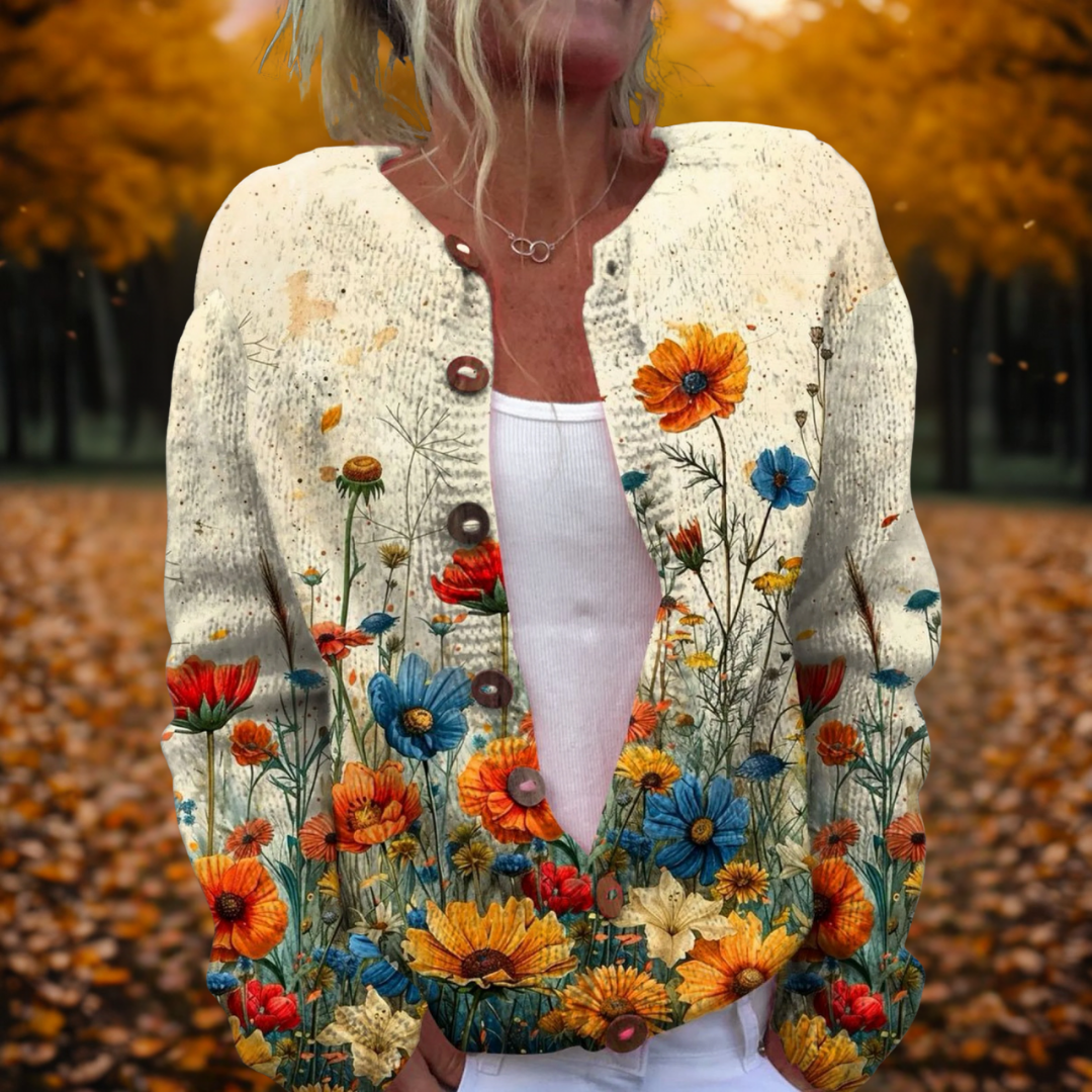 Ivane | Cárdigan Flores Vintage