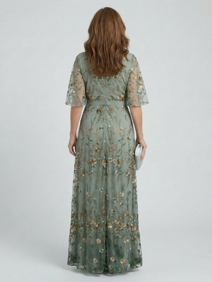 Jazmín | Vestido Halter Floral Fluido