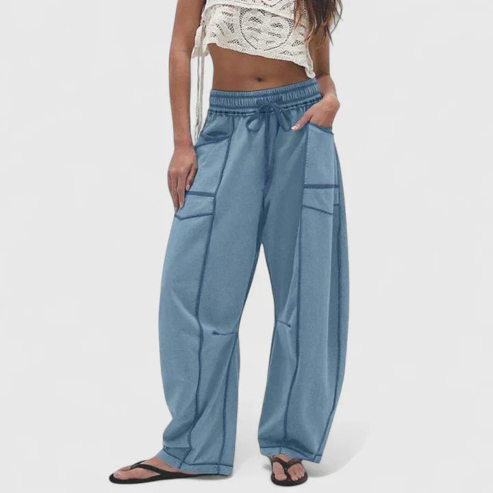 Ariadna | Pantalón Cómodo de Pierna Holgada