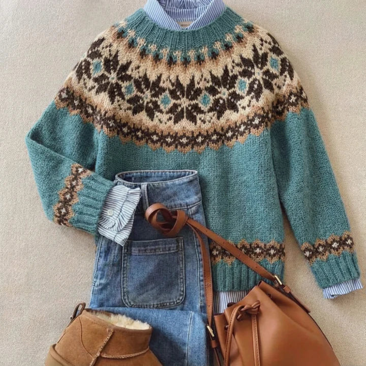 Velora | Suéter Vintage Azul