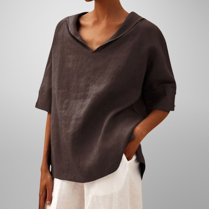 Lucy | Blusa de Algodón Holgada para Mujeres