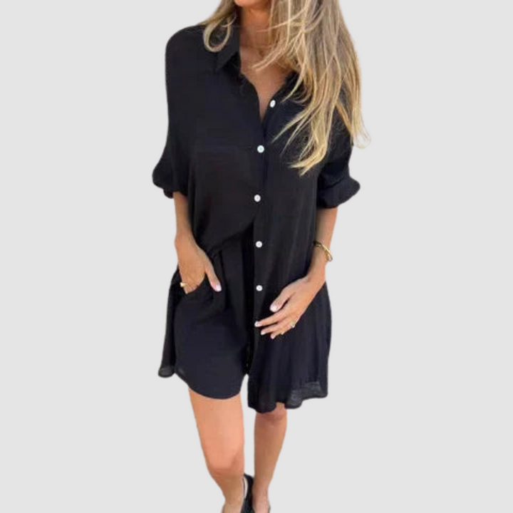 Gennie | Conjunto Elegante de Dos Piezas – Blazer Corto y Falda Lápiz