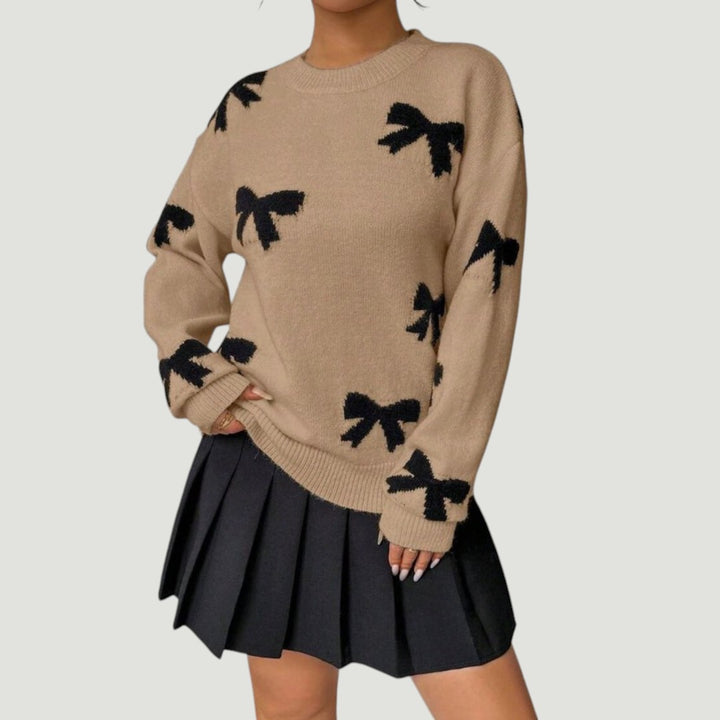 Hata | Pullover Estampado Moñitos