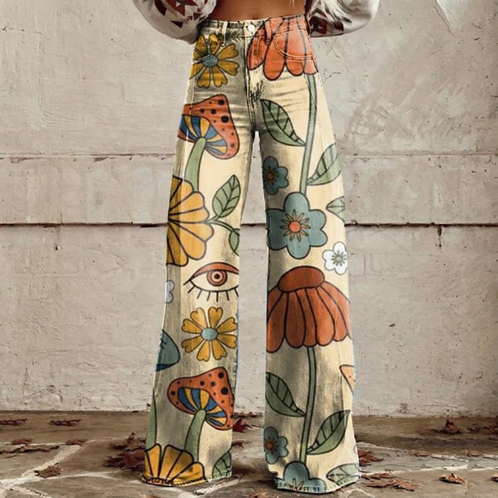 Giada | Pantalones de Pierna Ancha Inspirados en el Boho