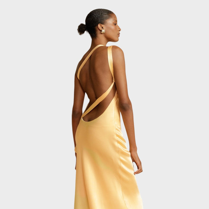 Soledad | Vestido Largo de Satén