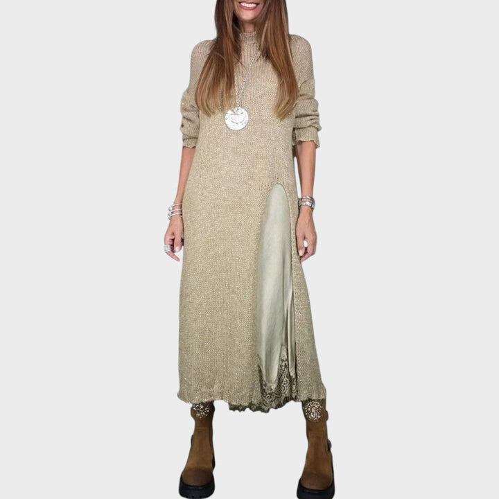 Vega | Conjunto de Suéter y Vestido de Estilo Lencero