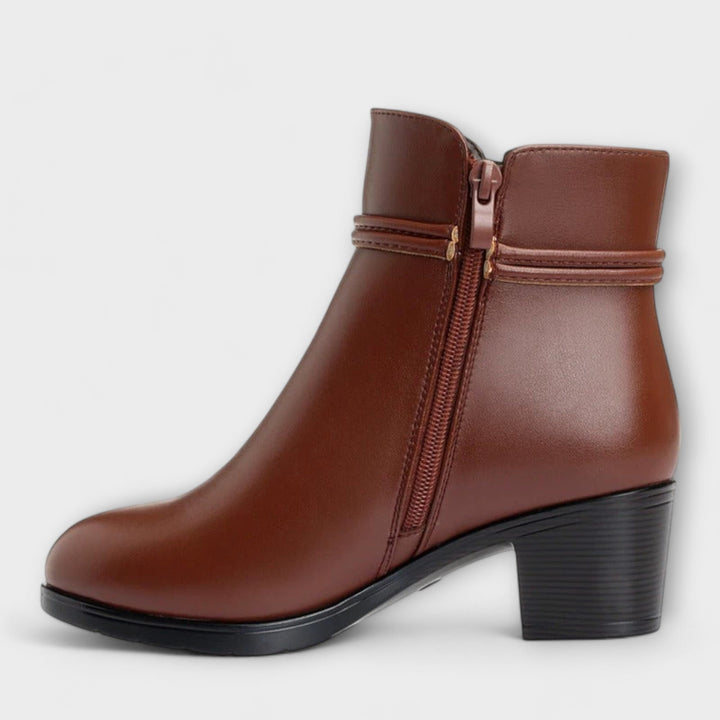 Armanda | Botinetas de Invierno con Cuero