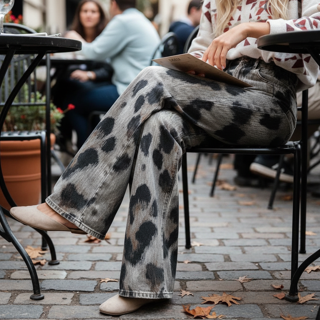 Leona | Pantalones Vintage Boho de Ajuste Fácil