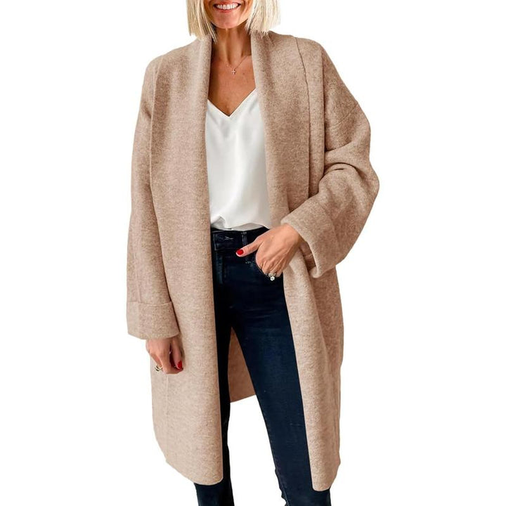 Oliviene | Cárdigan Largo Oversized Abierto y Cómodo