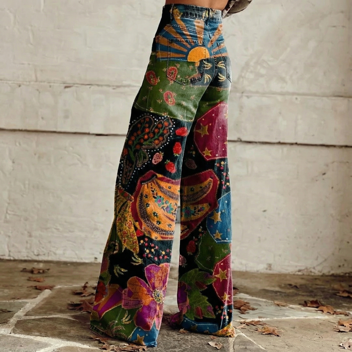 Siena | Pantalones Vintage Boho para el Día a Día