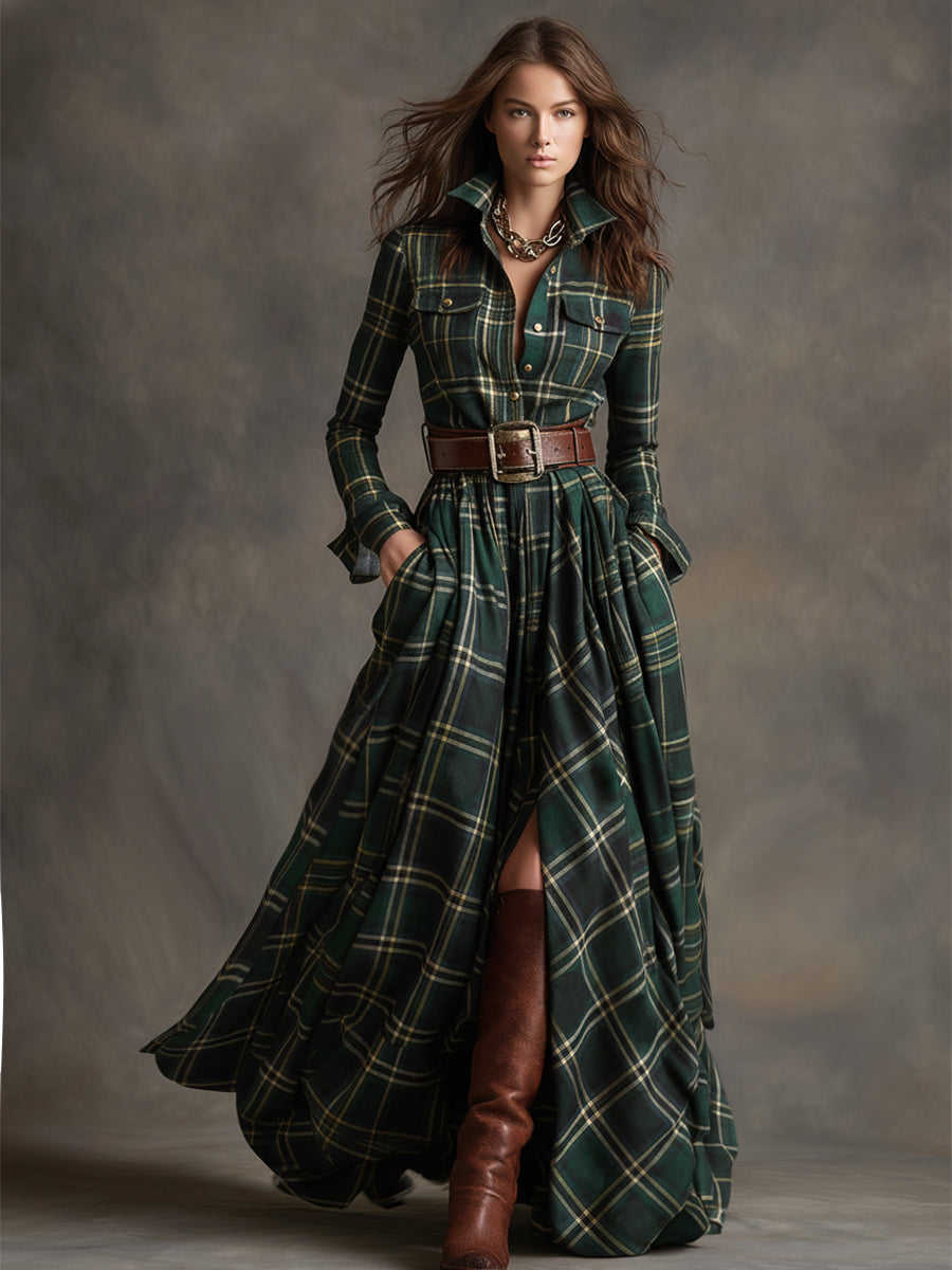 Melina | Vestido Midi Camisero Elegante