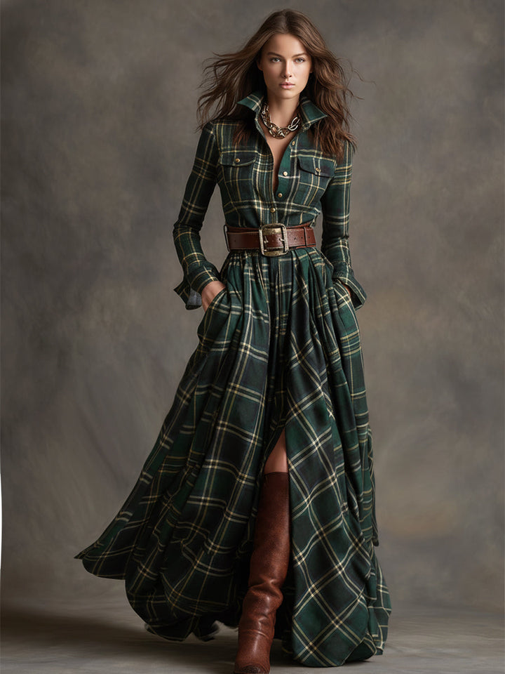 Melina | Vestido Midi Camisero Elegante
