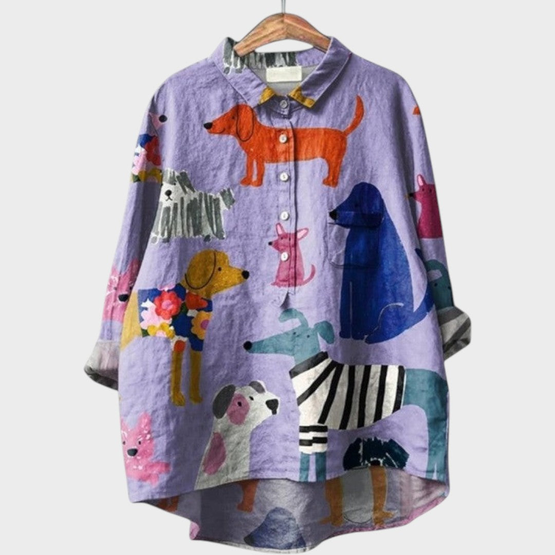 Lara | Blusa Oversize con Botones