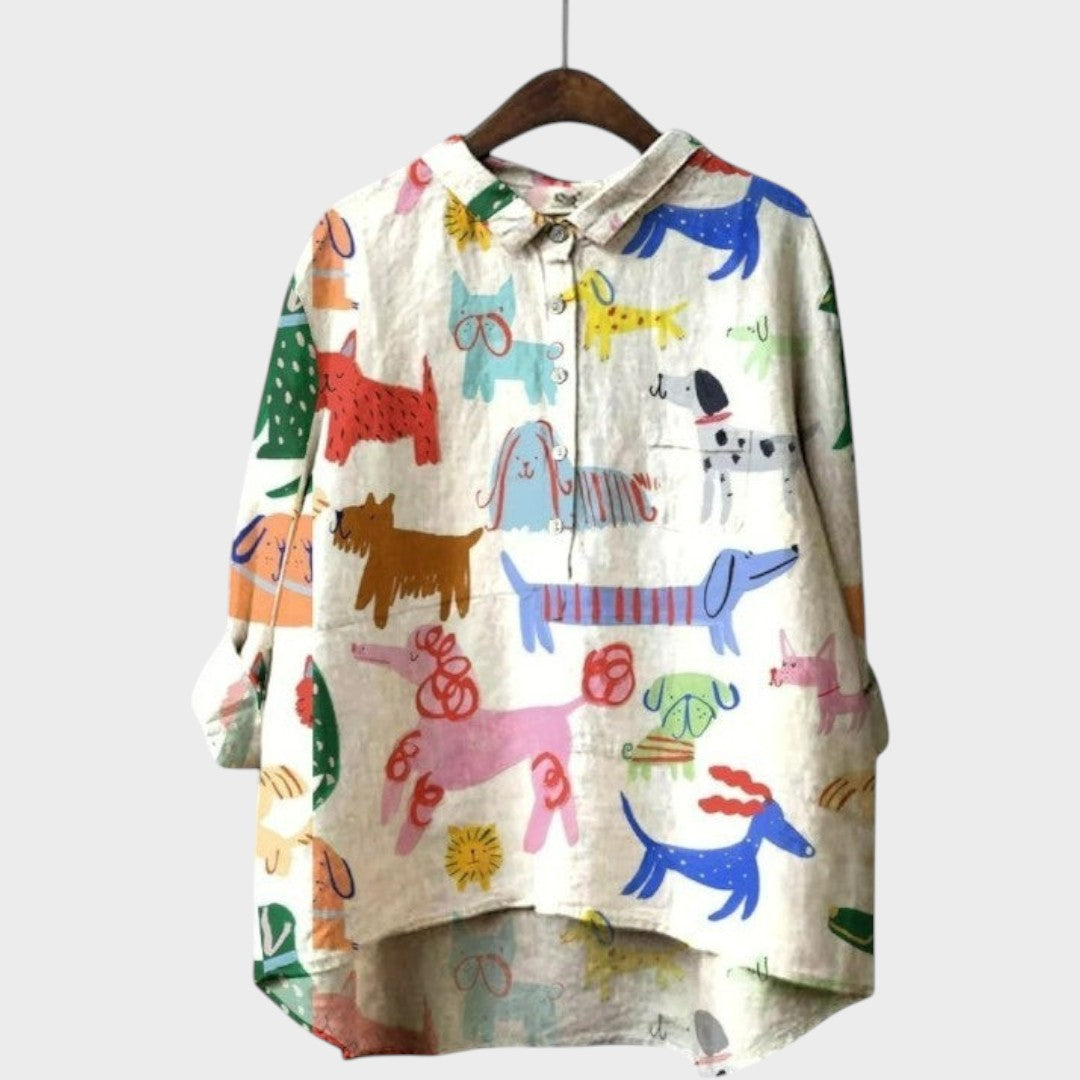 Lara | Blusa Oversize con Botones
