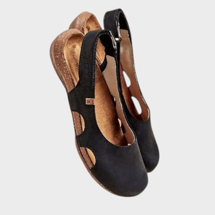 Eve | Sandalias Chatas de Corcho