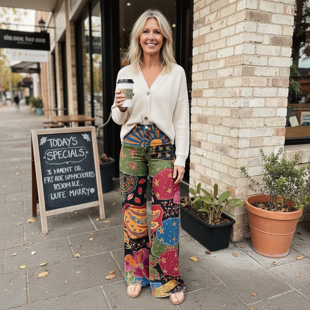 Siena | Pantalones Vintage Boho para el Día a Día