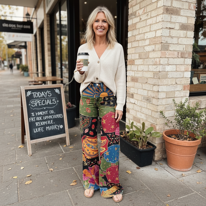 Siena | Pantalones Vintage Boho para el Día a Día