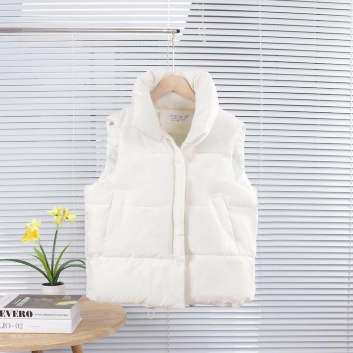 Alula | Chaqueta acolchada sin mangas de cuello alto y oversized