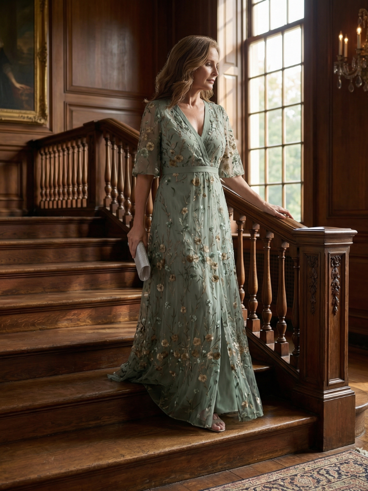 Jazmín | Vestido Halter Floral Fluido
