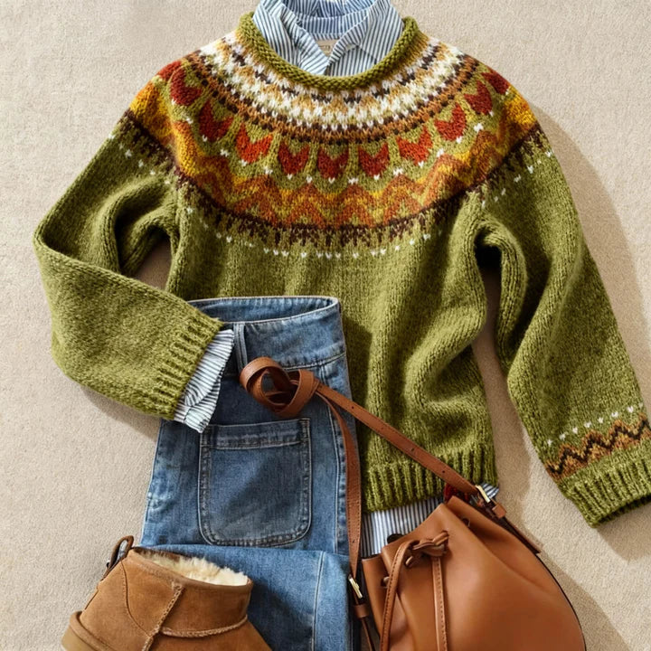 Ardena | Suéter Vintage Verde