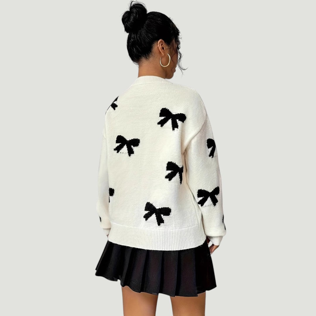 Hata | Pullover Estampado Moñitos