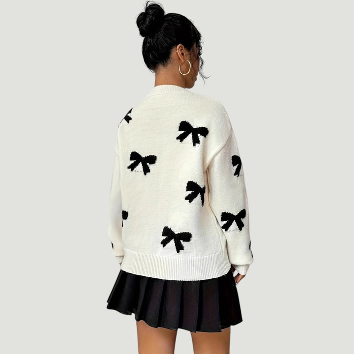 Hata | Pullover Estampado Moñitos