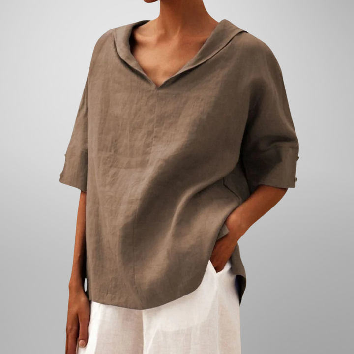 Lucy | Blusa de Algodón Holgada para Mujeres