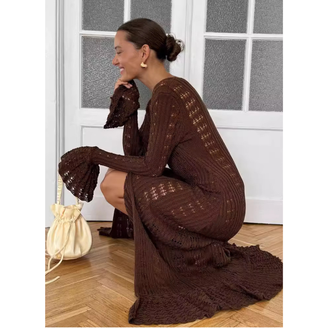 Adowbi | Cárdigan Ajustado con Botones y Mangas de Volantes Chic