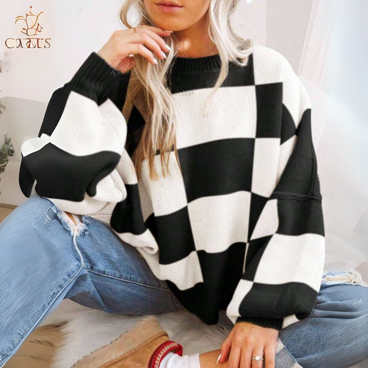 Pineda | Suéter Casual de Manga Larga y Corte Holgado