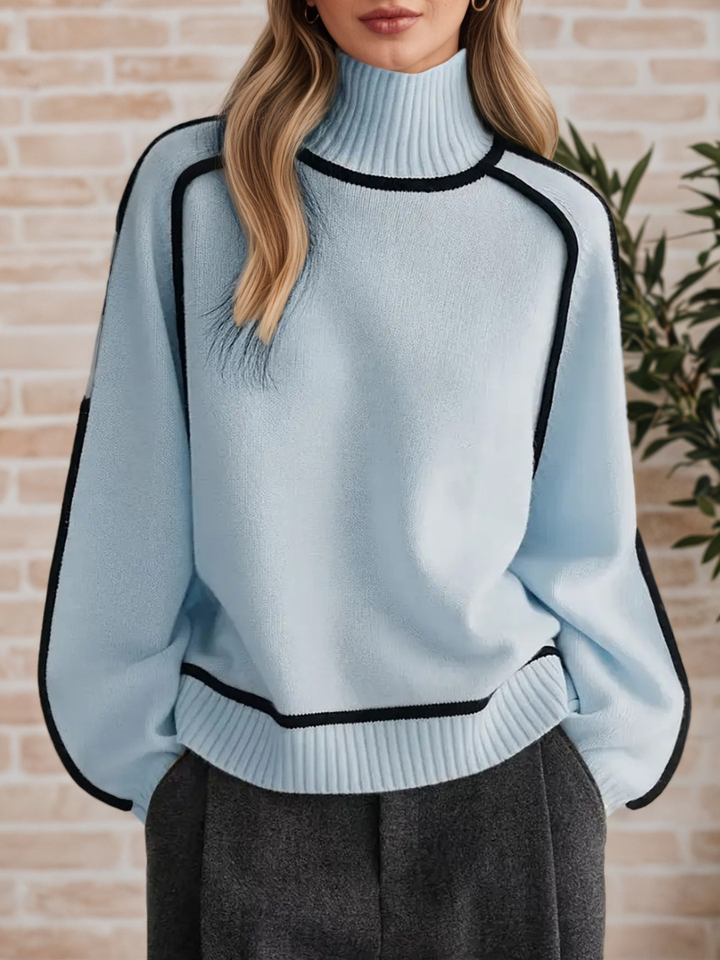 Donna | Suéter elegante con cuello alto