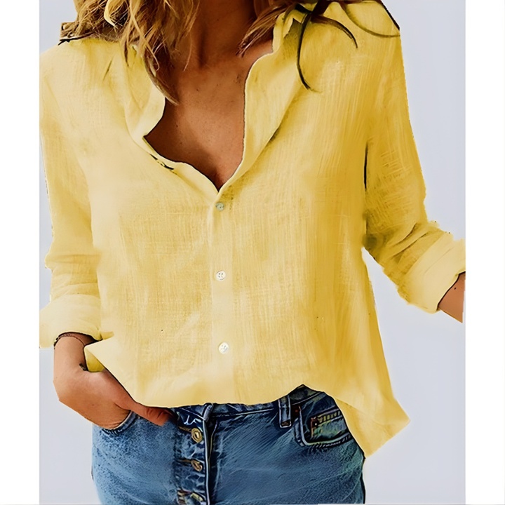 Leah | Blusa con Estampado de Pájaros