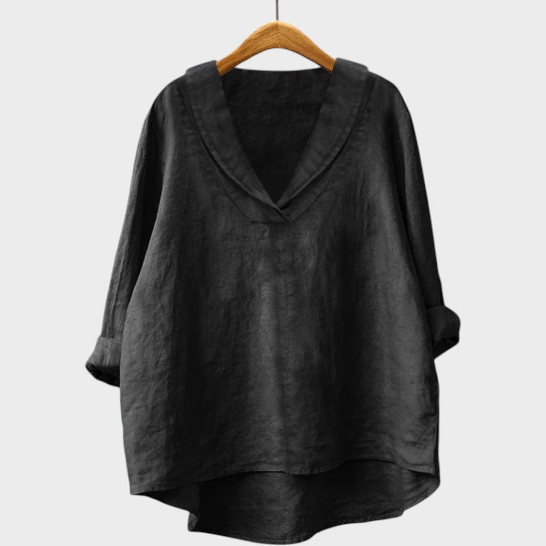 Joaquina | Blusa Oversize con Cuello en V