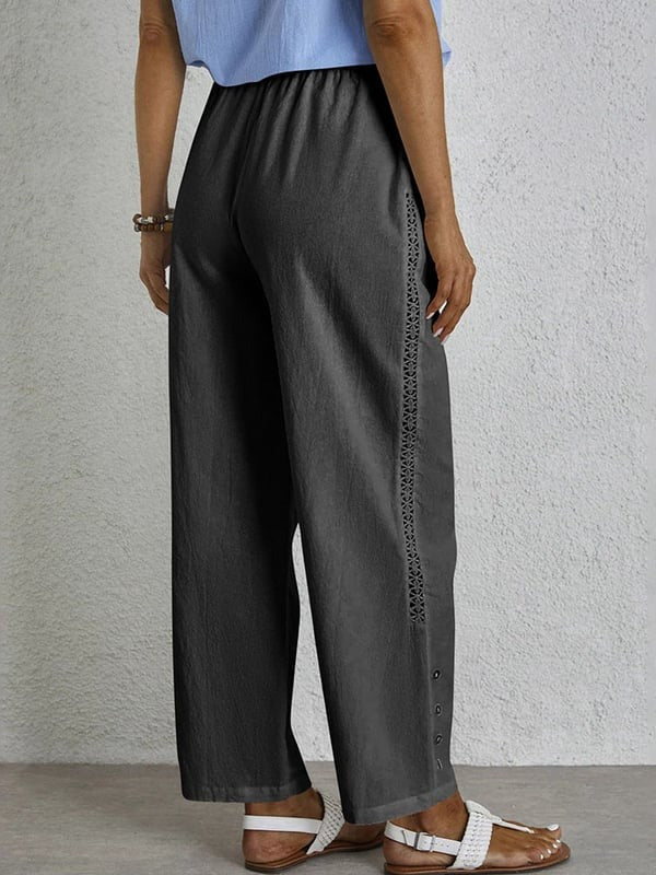 Shania | Pantalones Relajados con Botones