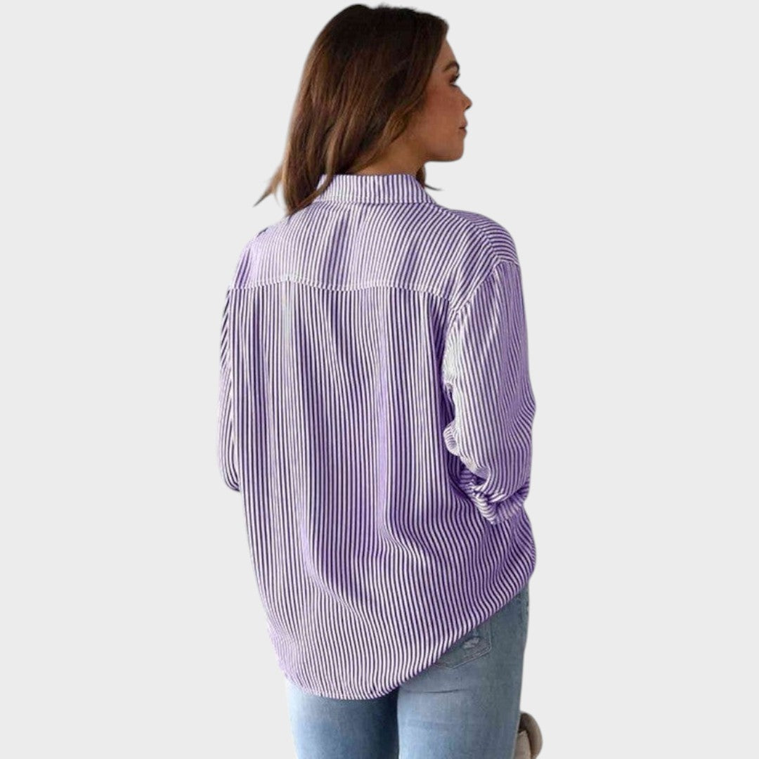 Brenda | Blusa con Cuello Clásico
